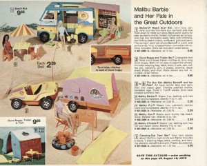 Malibu Barbie and Accessories from 1974