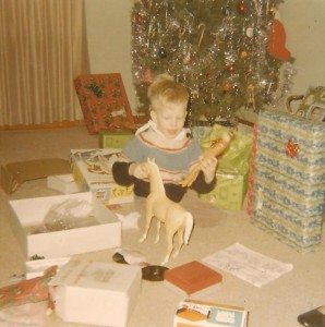 Johnny West and Thunderbolt from Christmas 1971