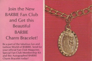 barbie fan club membership card