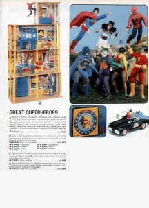 Super Hero Action Figures from the 70s