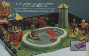 Sun Lovin Malibu Barbie Pool and Cabana from 1979
