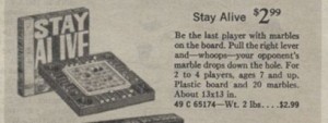 Stay Alive from Milton Bradley