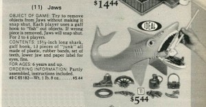 1977 Jaws Board Game from Ideal