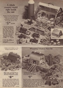 Farm Play Sets from 1969