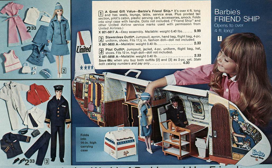 1970 barbie airplane
