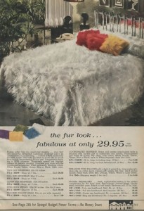 fur_bed_cover_from_1972 Fur Bed Cover and Pillows from 1972