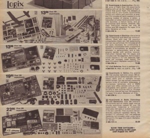 Assorted Logix Experiment Kits from 1976