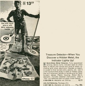 Metal Detector from JCPenny 1974