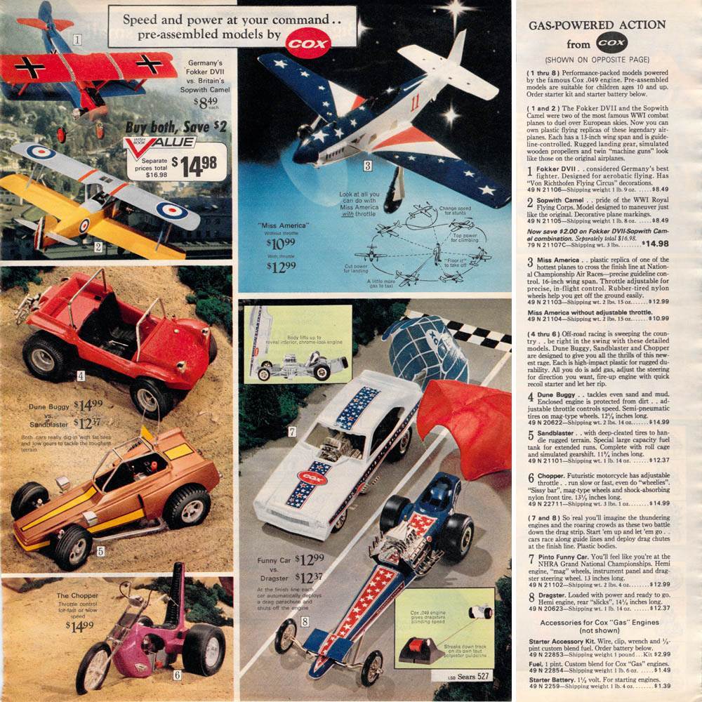 cox gas powered toys
