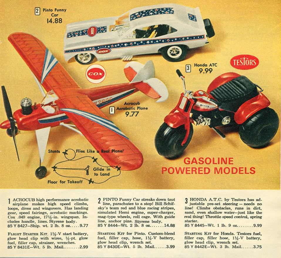 cox gas powered toys