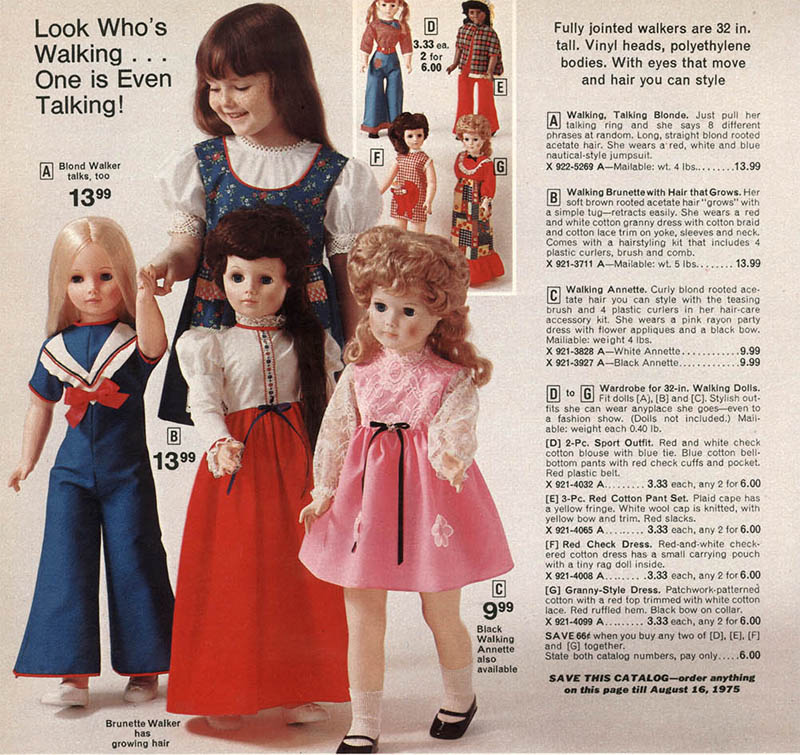 walking doll 1970s