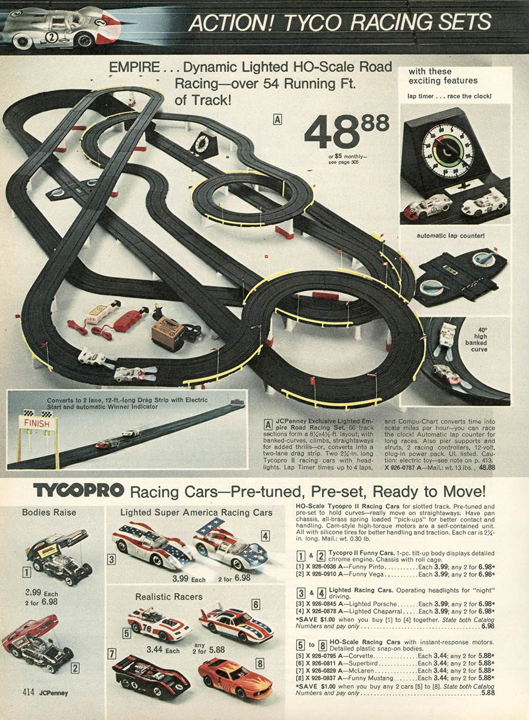 tyco slot track