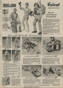 big jim action figure 1970's