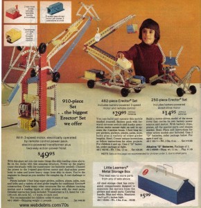 erector set 1970s